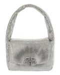 Balenciaga Womens Small Monaco Sling Bag In Strass