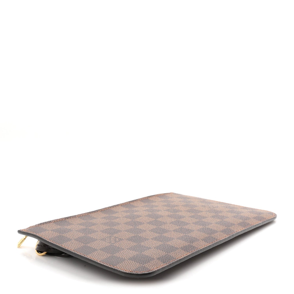 Damier Ebene Neverfull MM GM Pochette Rose Ballerine