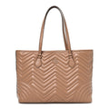 Calfskin Matelasse Monochrome GG Marmont Large Tote Camelia
