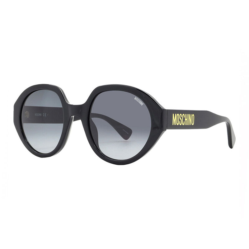 Moschino Sunglasses Round Full Rim, Havana Frame and Green Gradient Lens MOS126/S005L9K
