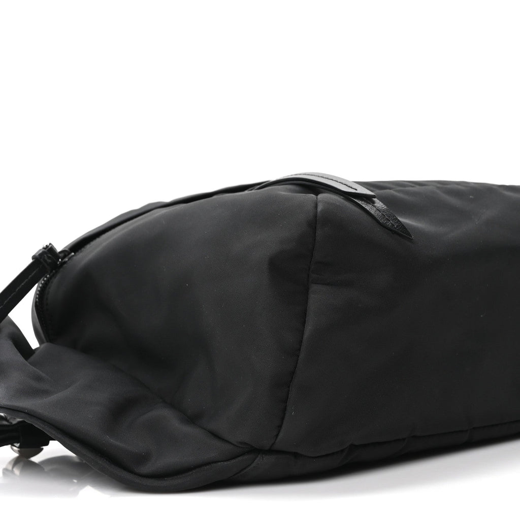 Tessuto Nylon Studded Belt Bag Black