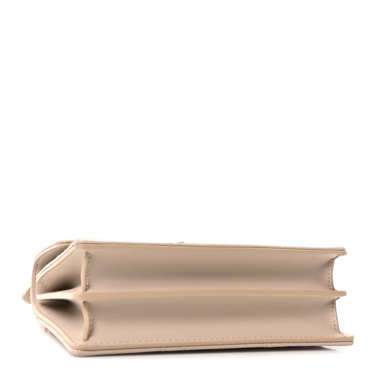 Lambskin Macrocannage Mini Miss Caro Bag Caramel Beige