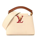 Taurillon Capucines Mini Beige Brown