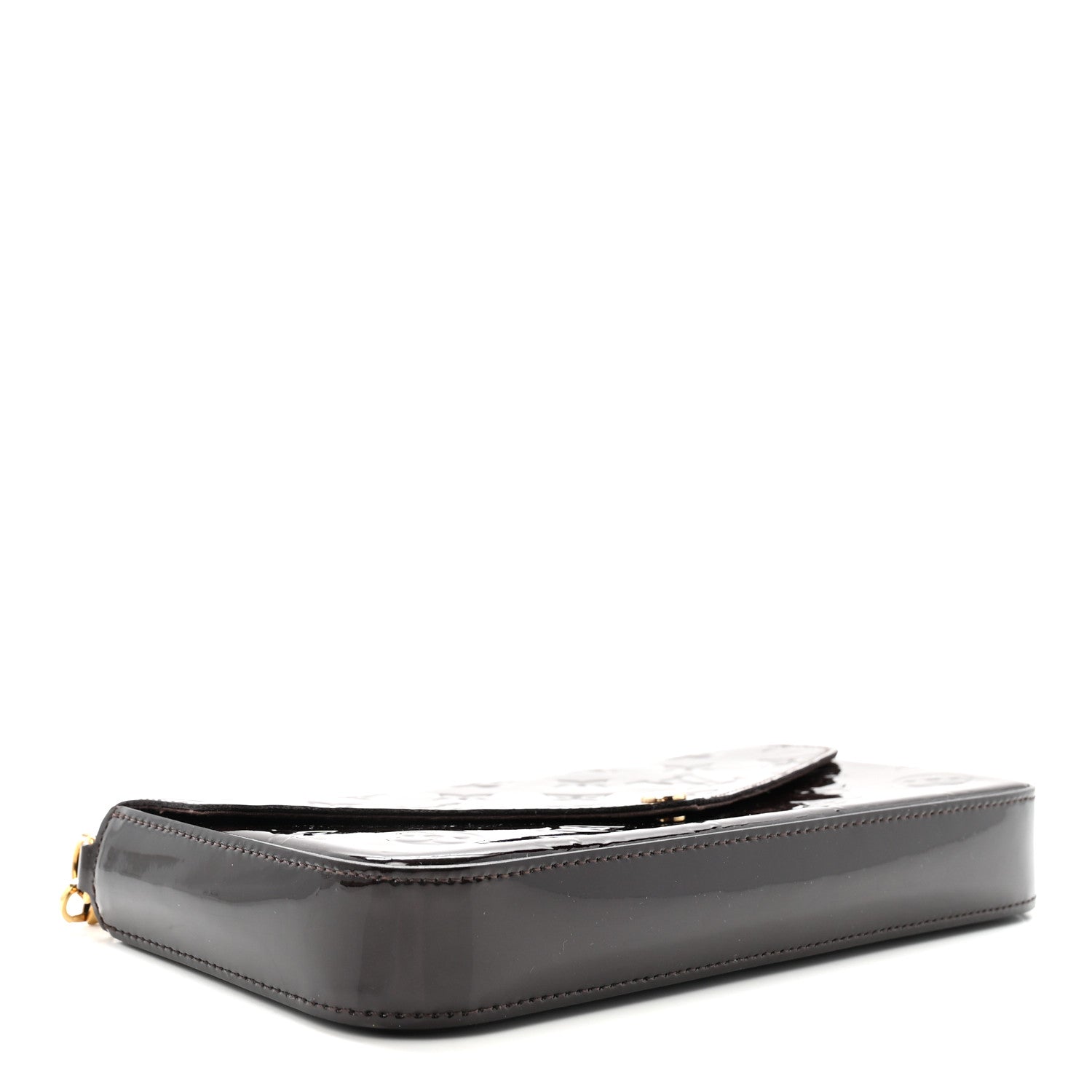 Vernis Pochette Felicie Chain Wallet Amarante