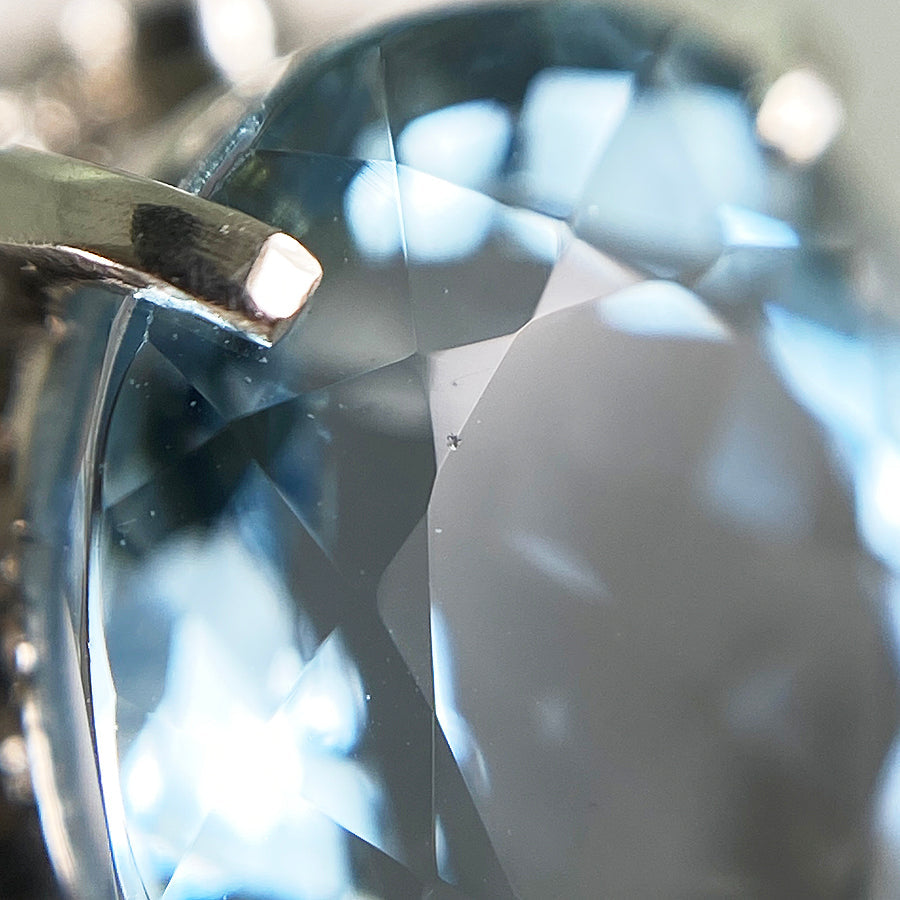 Ring Platinum Aquamarine