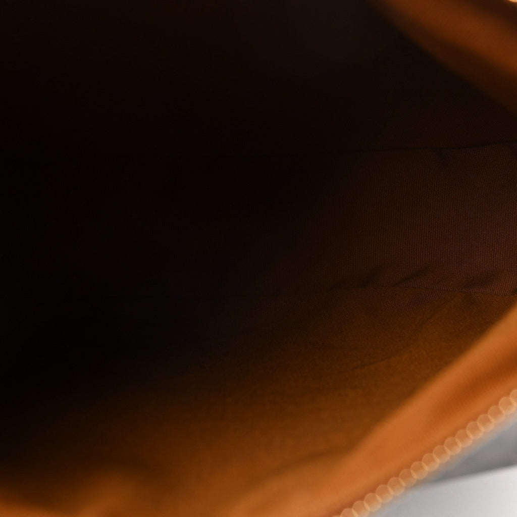 Calfskin Triomphe Canvas Heloise Shoulder Bag Tan