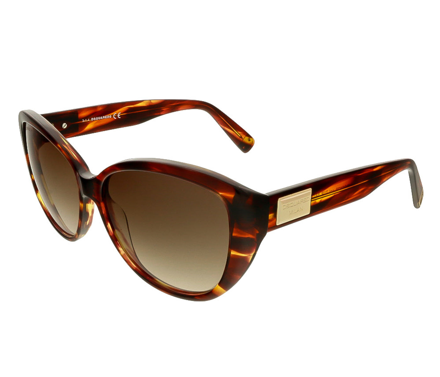 Dsquared Havana Cat Eye DQ0128/S 71P Sunglasses