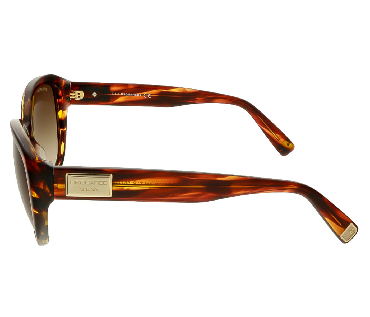 Dsquared Havana Cat Eye DQ0128/S 71P Sunglasses