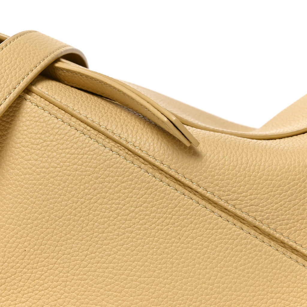 Grained Calfskin Small Puzzle Bag Dark Butter