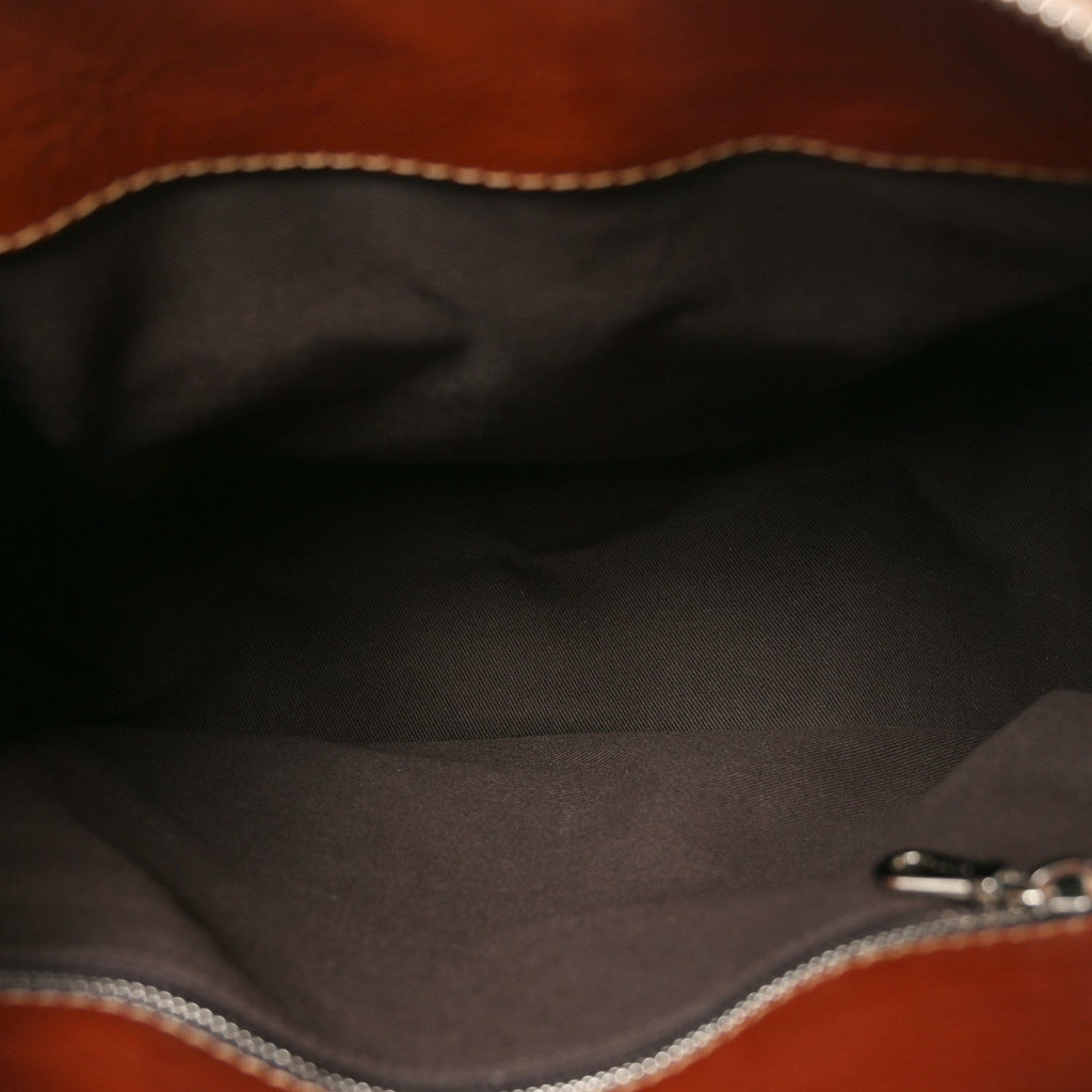 Calfskin Edith Satchel Ecureil Brown