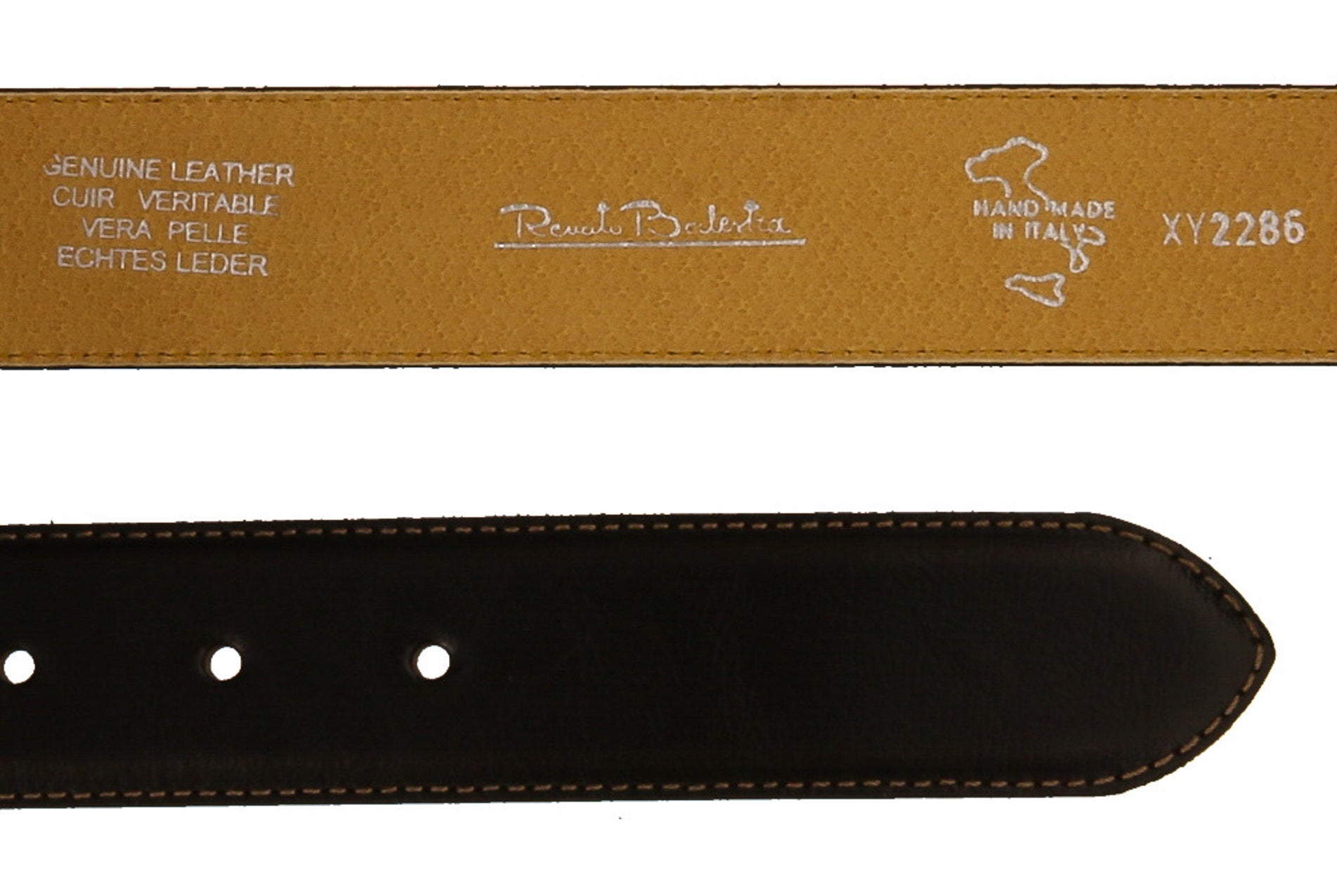 Renato Balestra CESARE  Leather Mens Belt