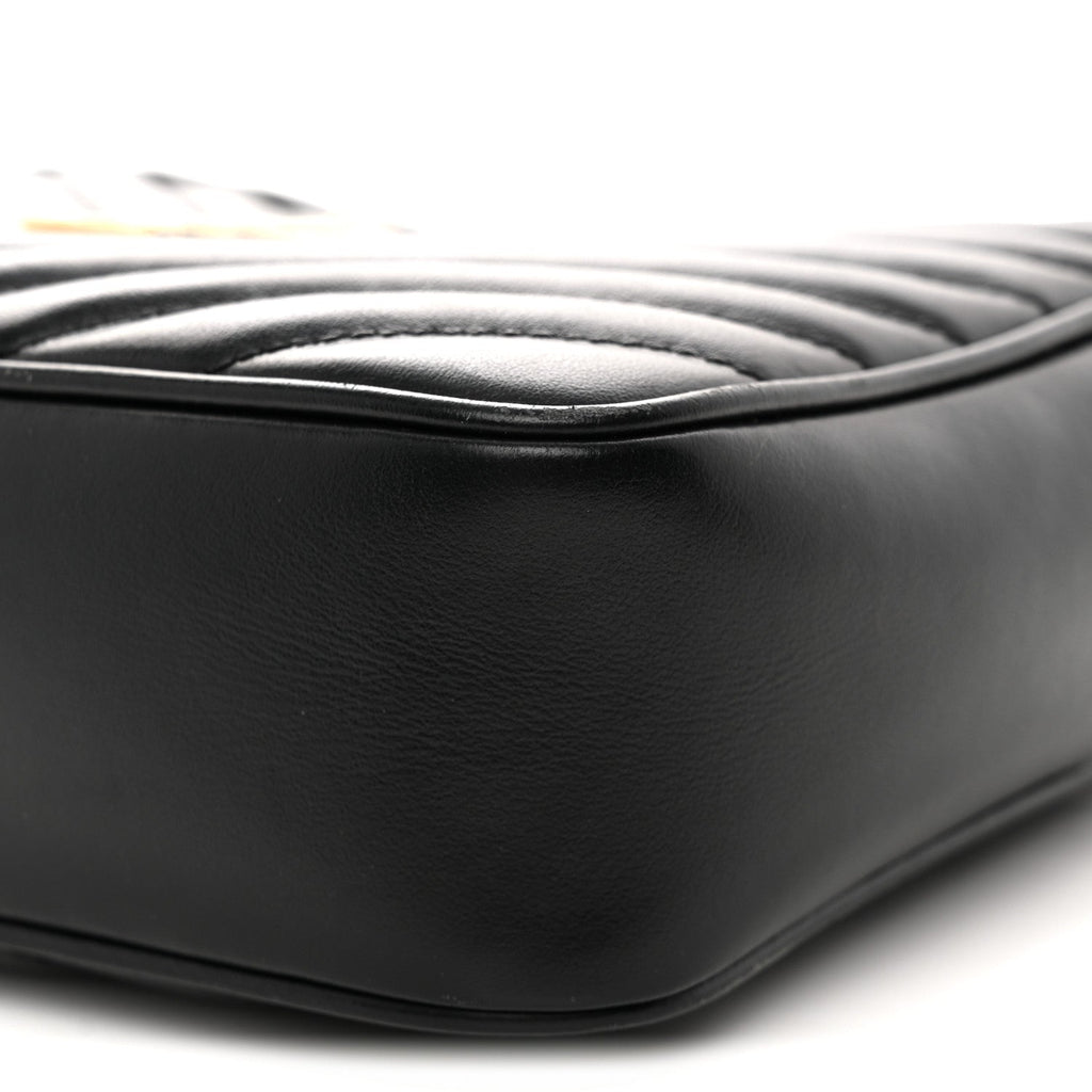 Calfskin Matelasse Monogram Lou Camera Bag Black