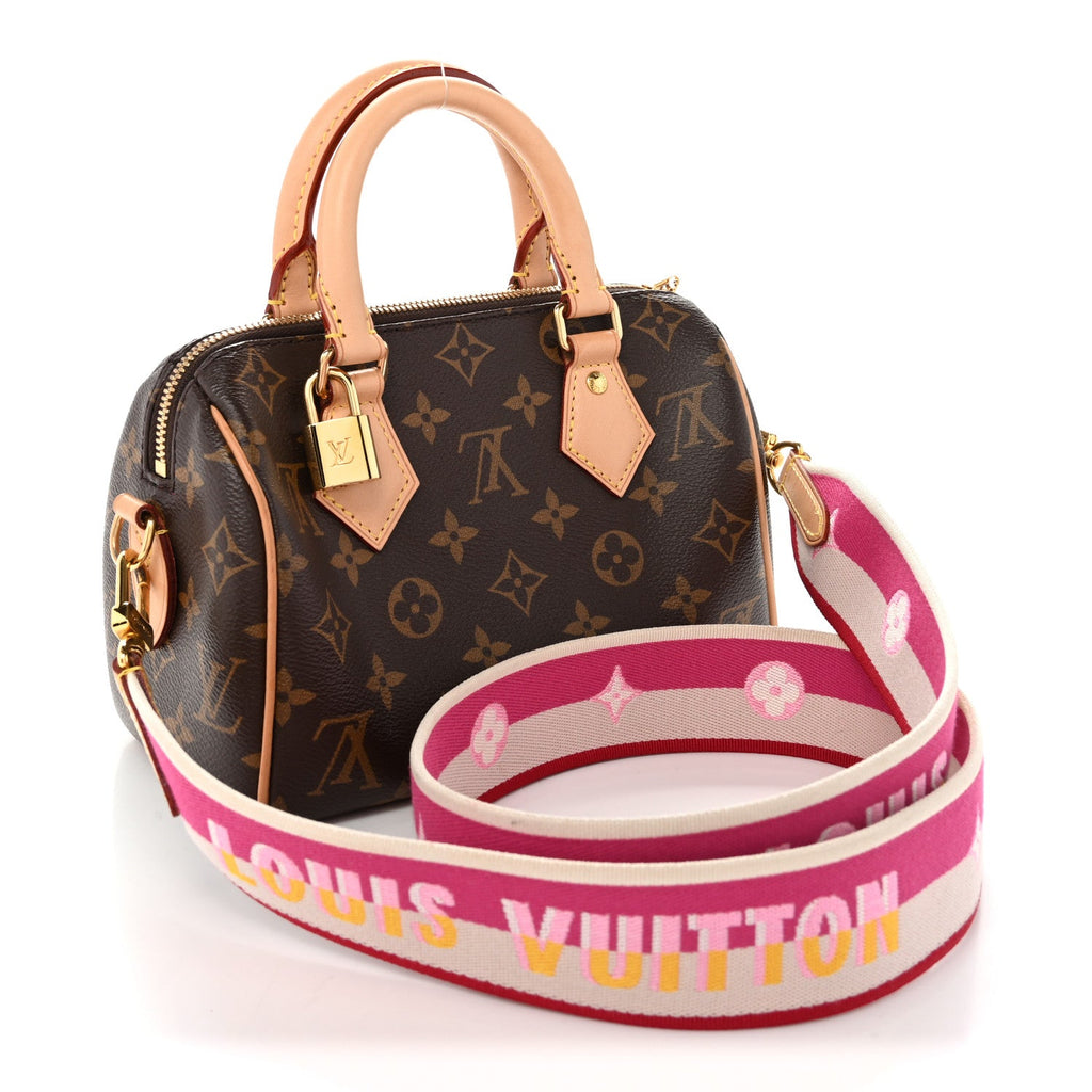 Monogram Speedy Bandouliere 20 Fuchsia
