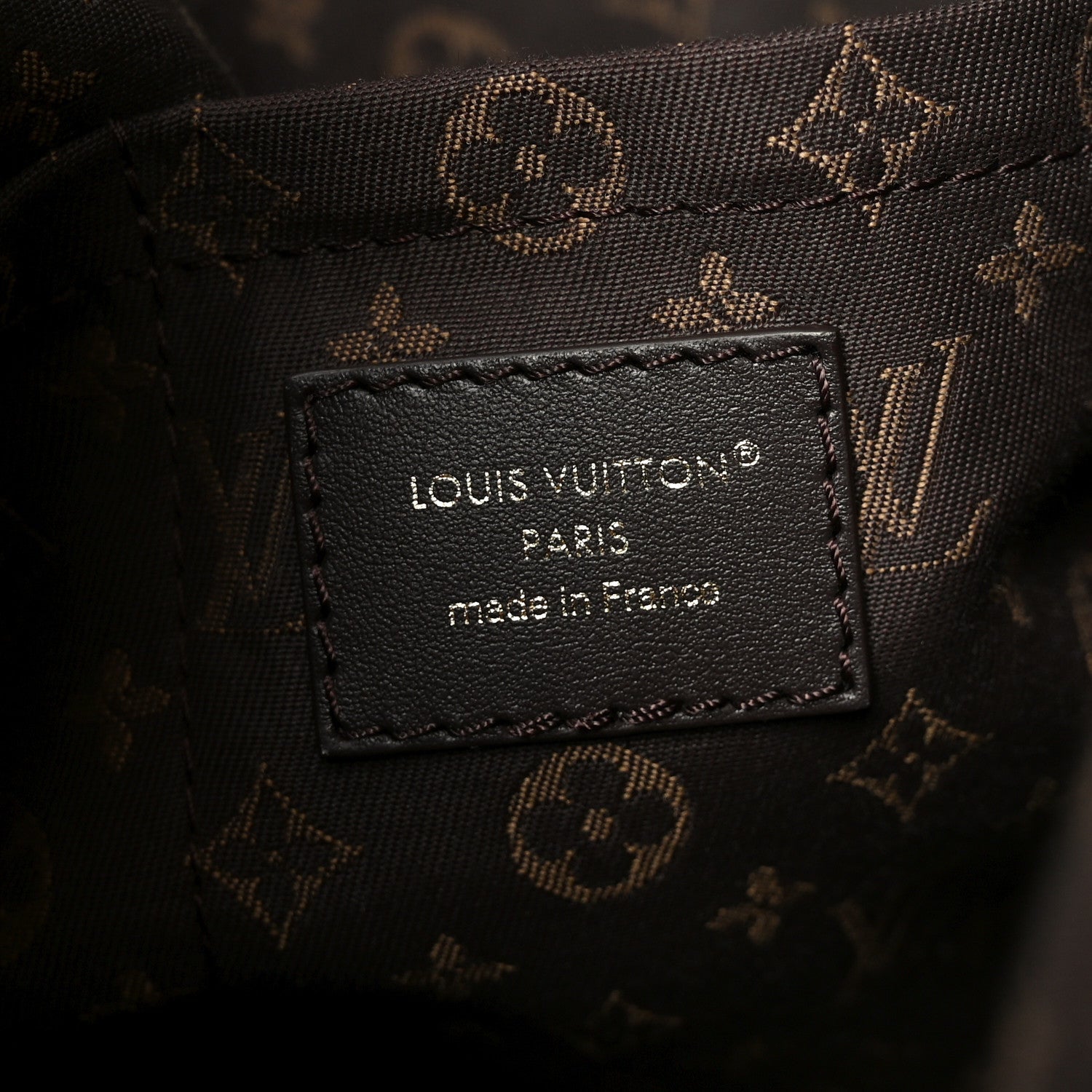 Suede Monogram Express MM Hazelnut