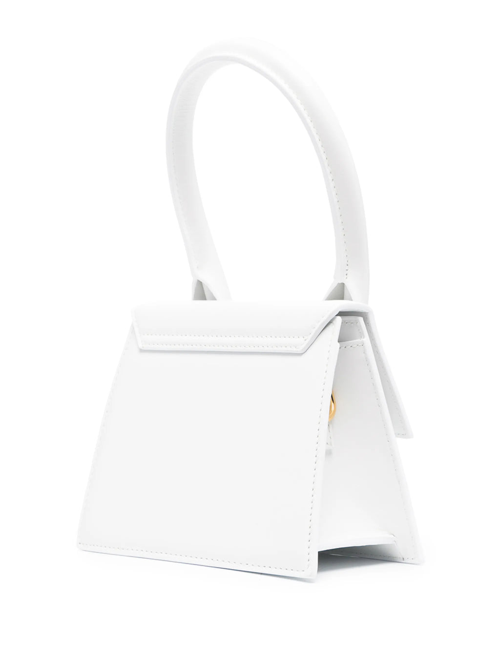 Jacquemus Le Chiquito Moyen Bag Leather White Leather Handbag (Authentic  )
