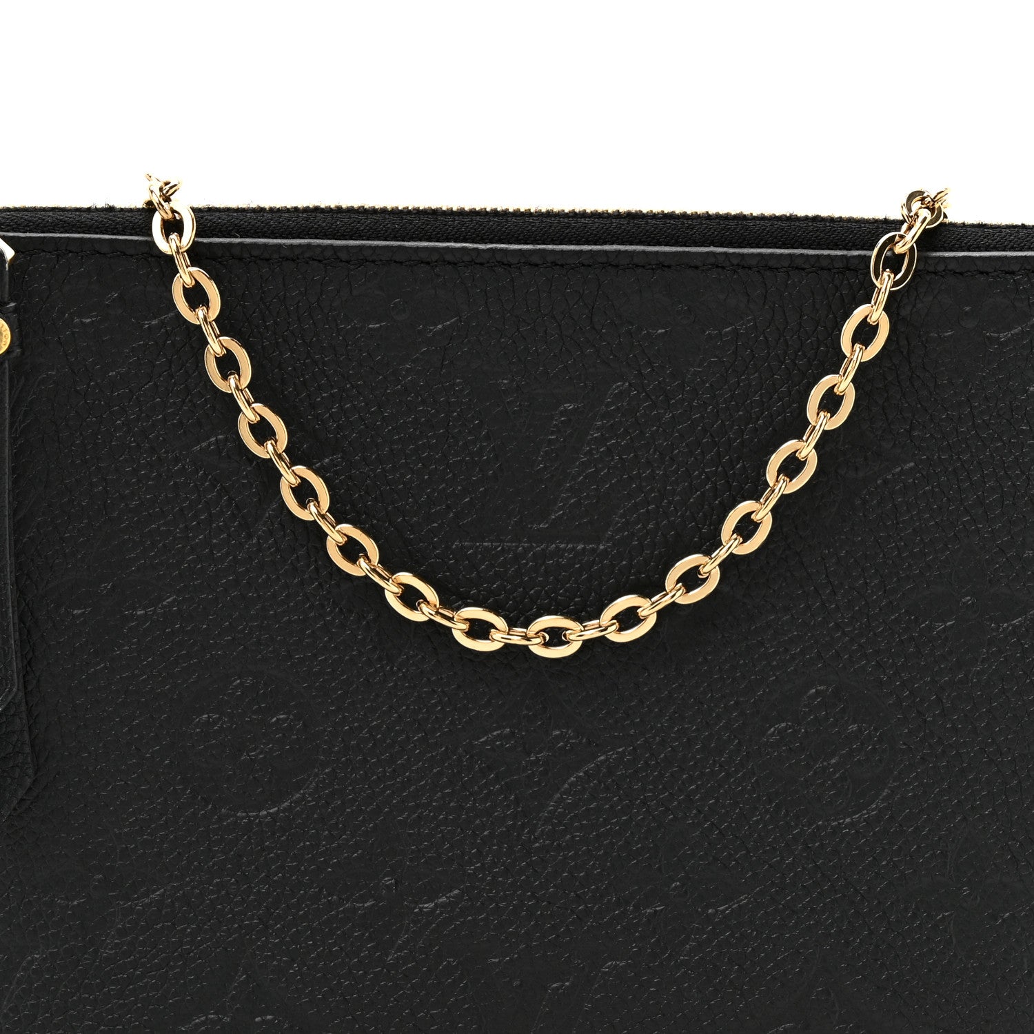 Empreinte Double Zip Pochette Black