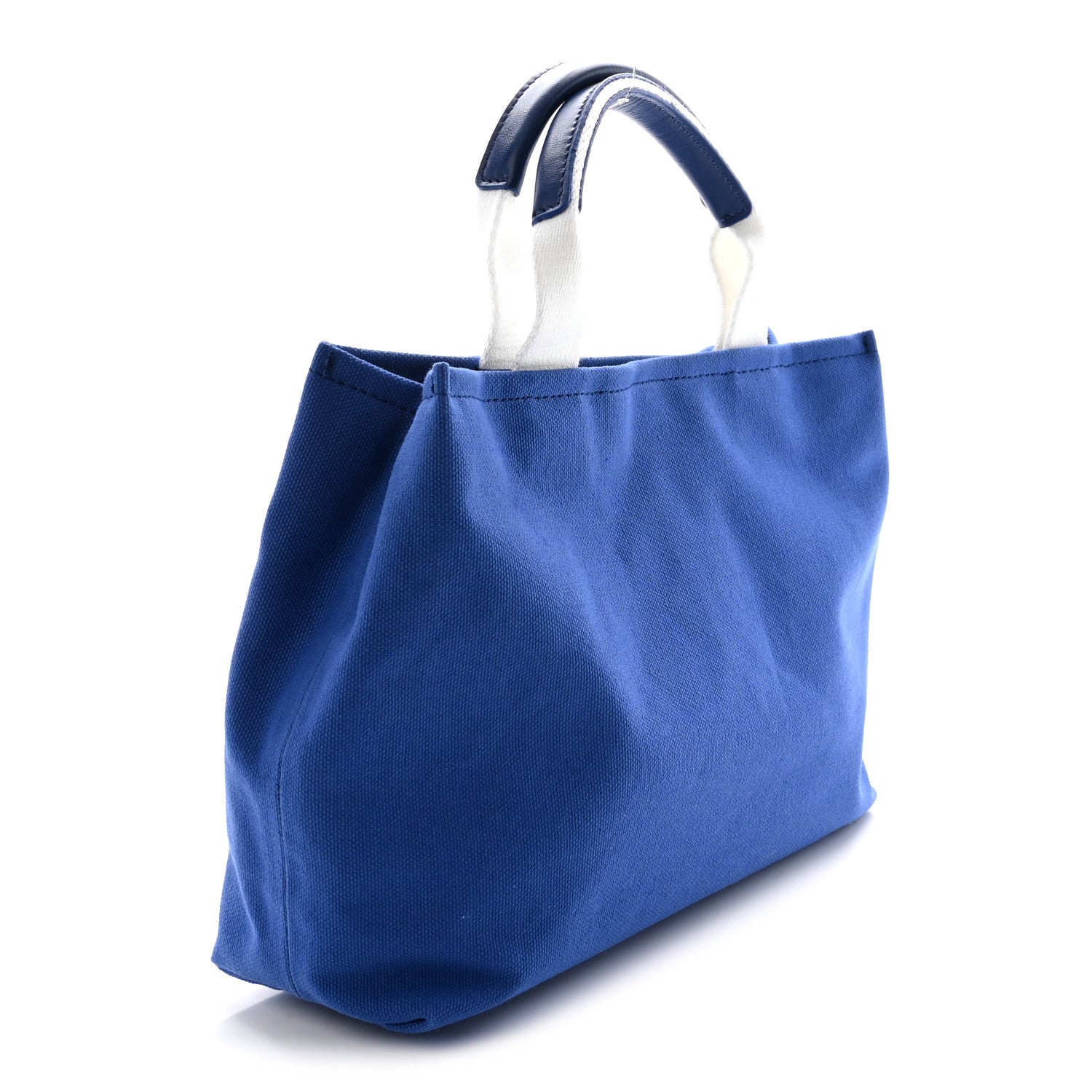 Canvas Mini DG Logo Shopper Tote Bluette