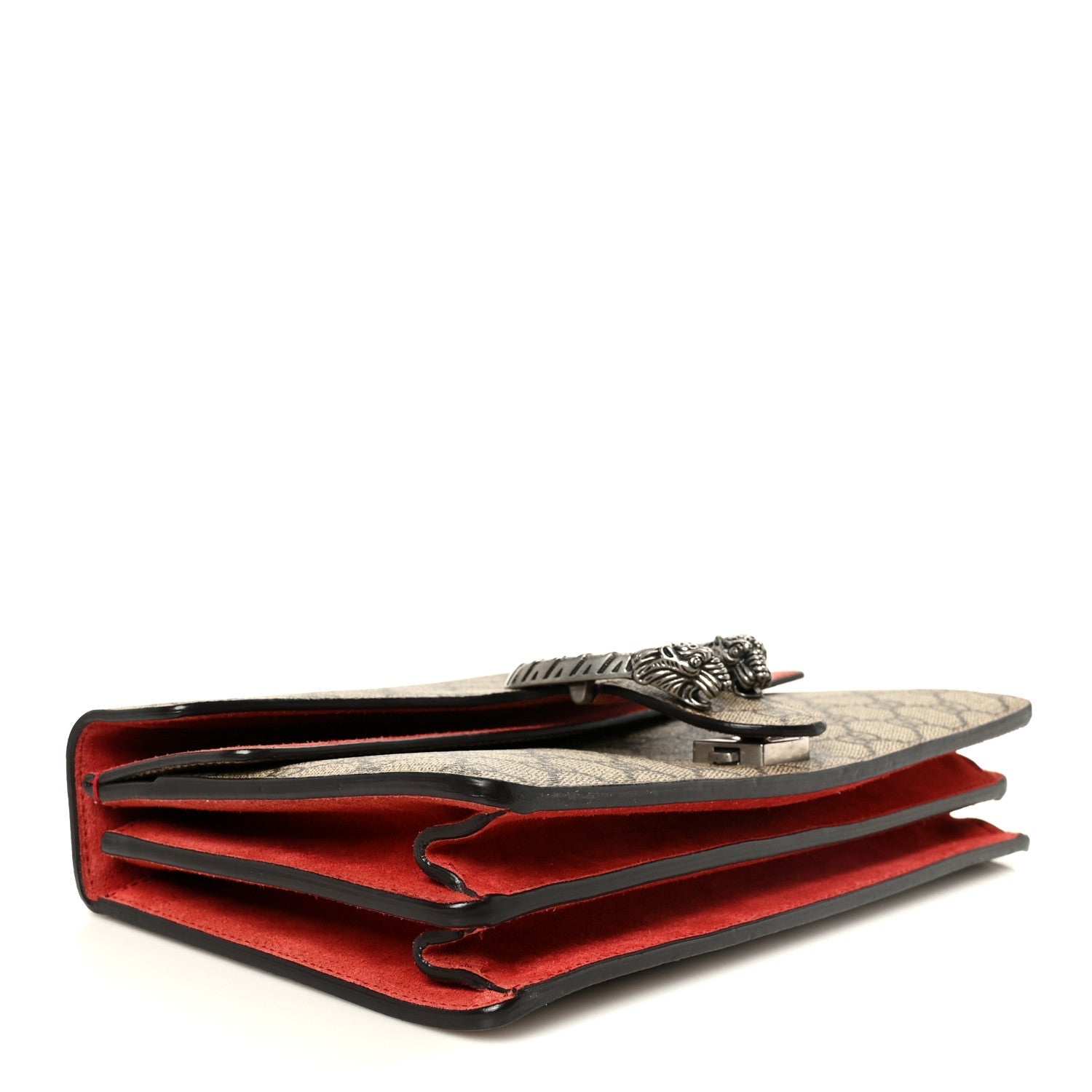 GG Supreme Monogram Small Dionysus Shoulder Bag Red