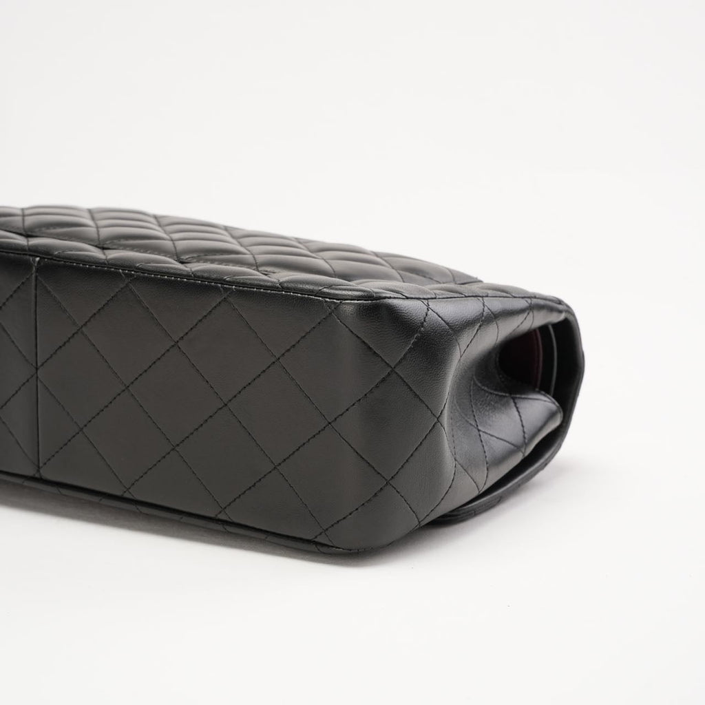 Chanel Classic Jumbo Double Flap Lamb Black 2014