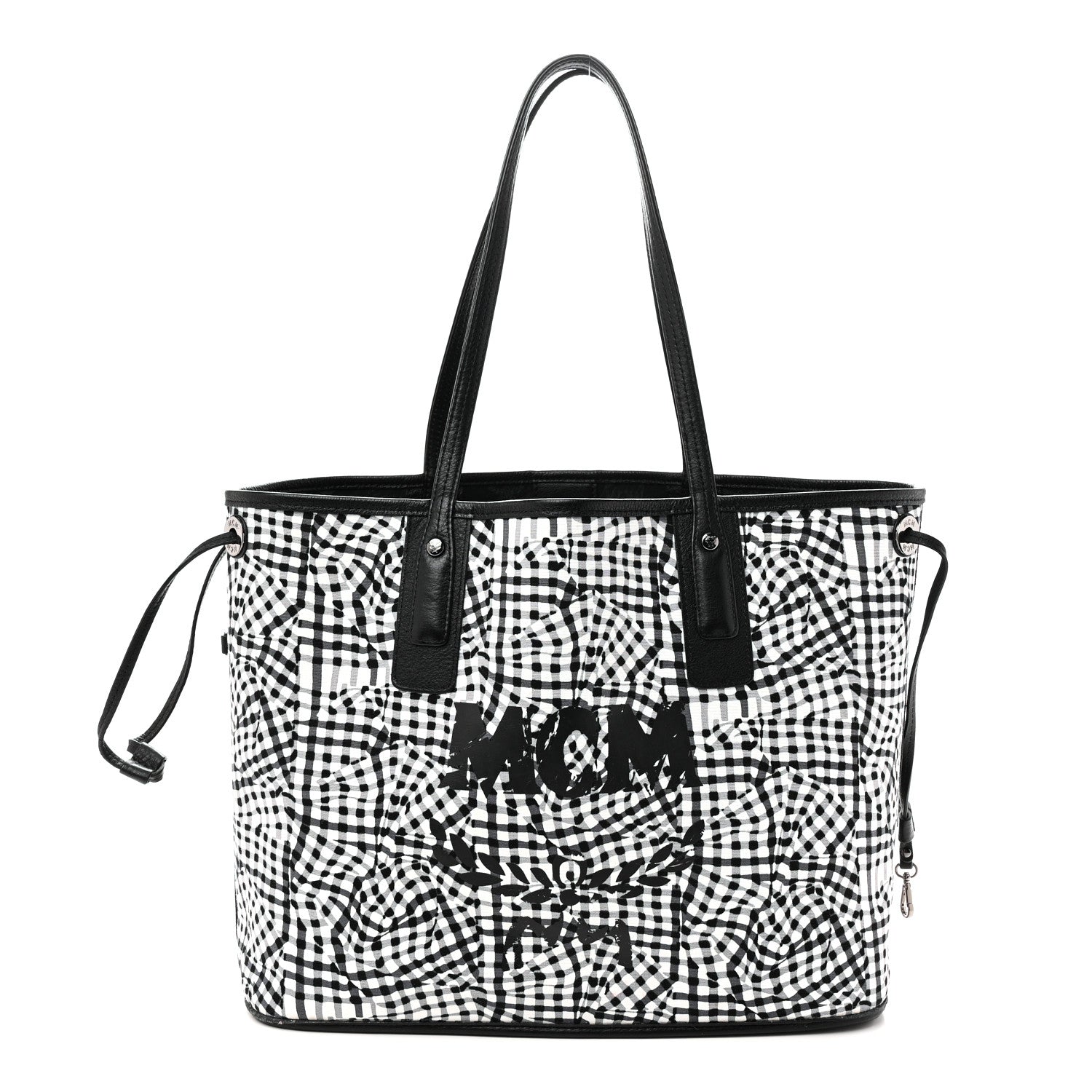 Visetos Medium Liz Reversible Shopper Tote Black