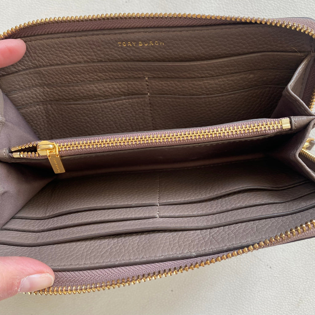 TORY BURCH Wallet Taupe