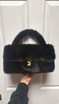 Rare Chanel 100% Mink Child Kelly Flap Bag 1994