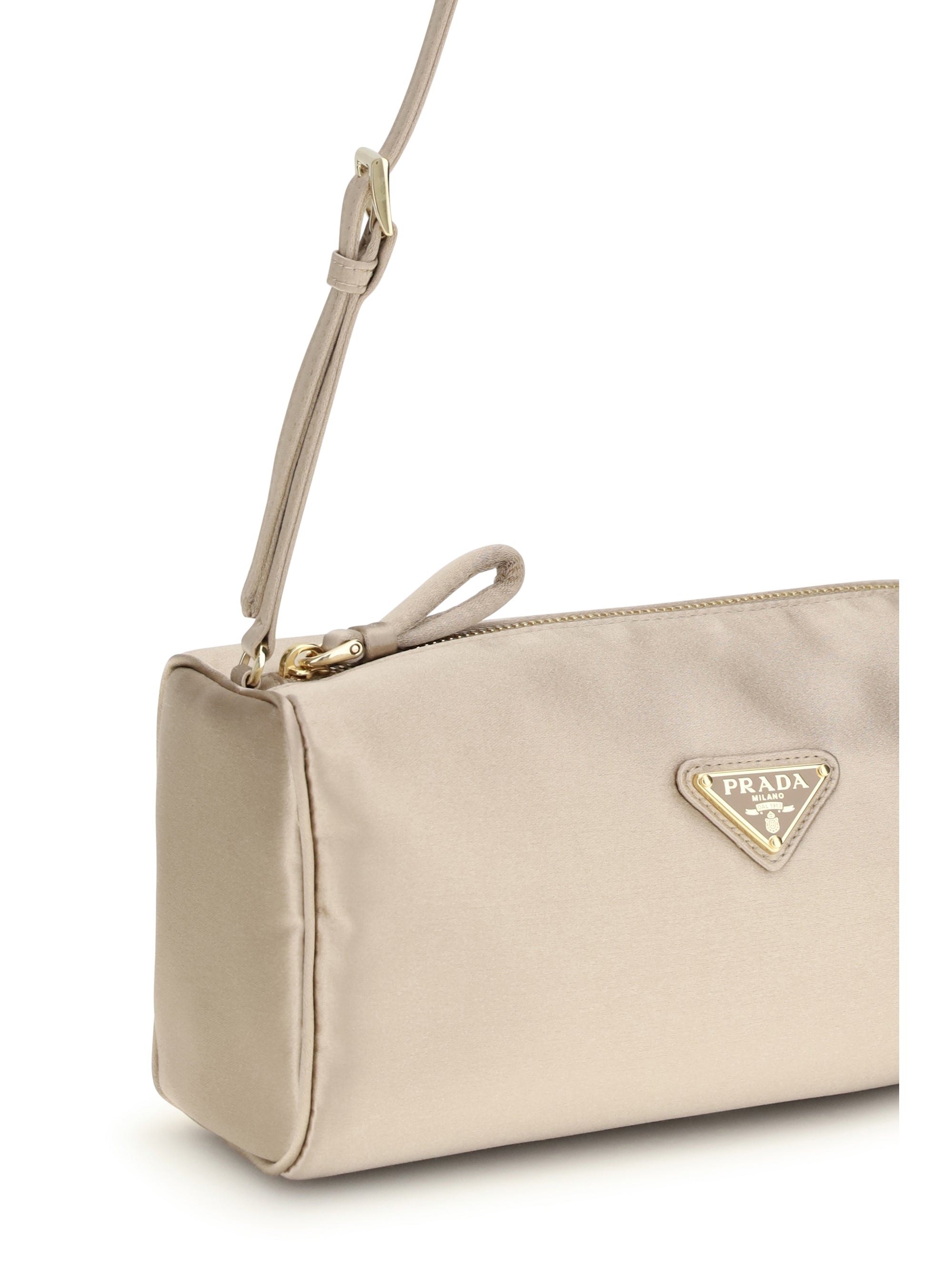 Prada Women Satin Shoulder Bag