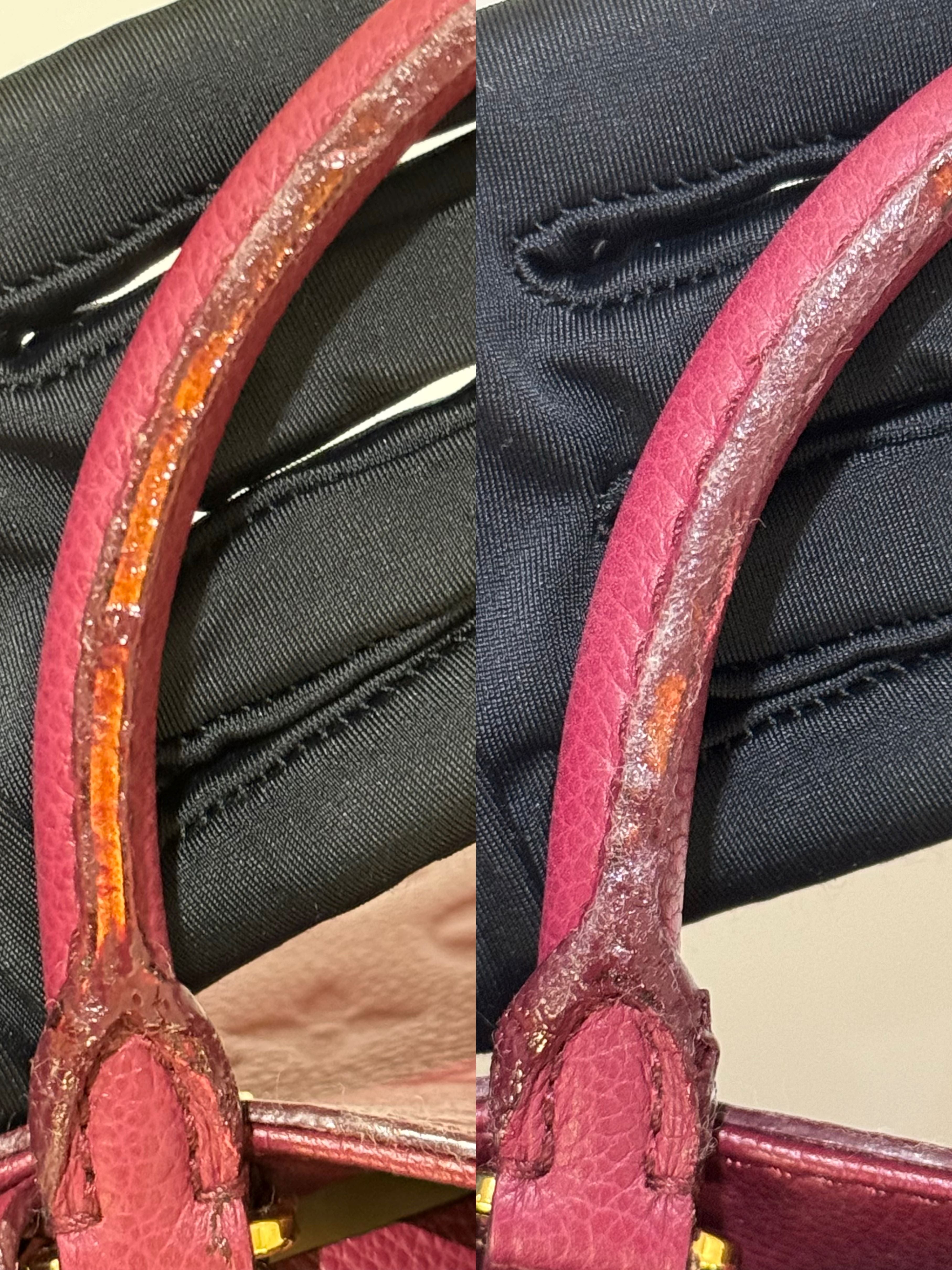 LOUIS VUITTON RED HANDBAG