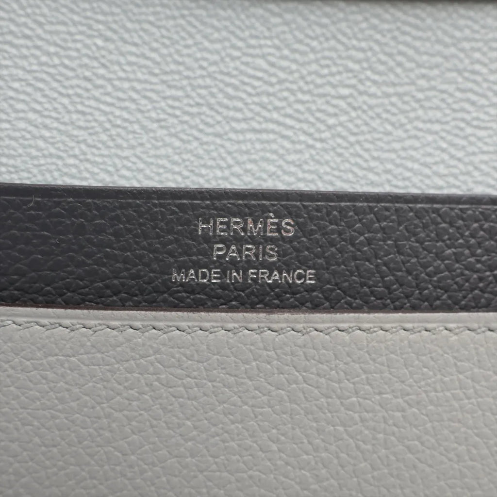 Hermès R.M.S Evercolor Card Case Gray