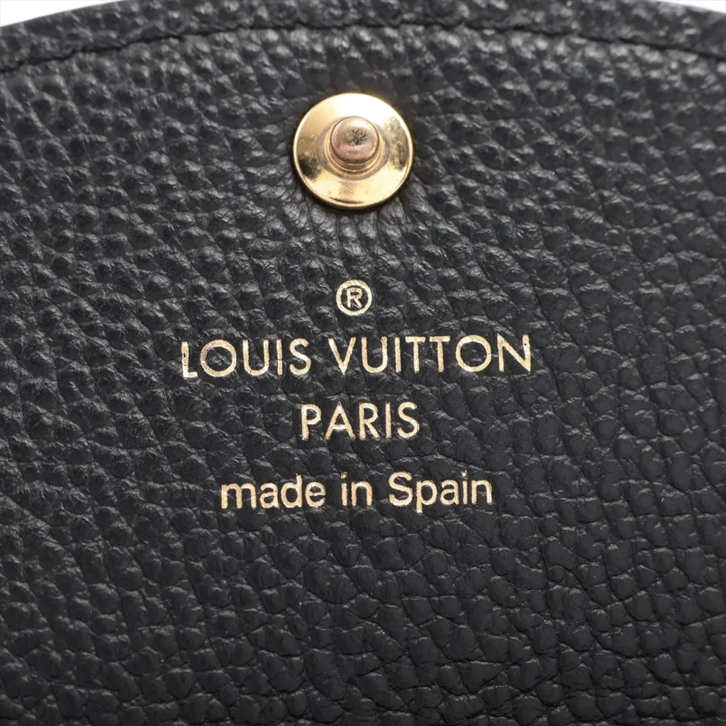 Louis Vuitton Monogram Empreinte Rosary Coin Purse Noir