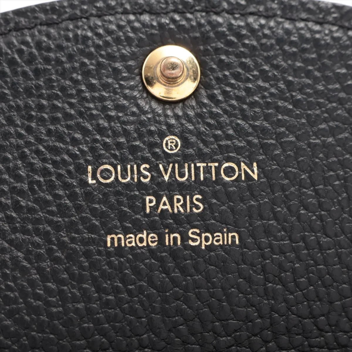 Louis Vuitton Monogram Empreinte Rosary Coin Purse Noir