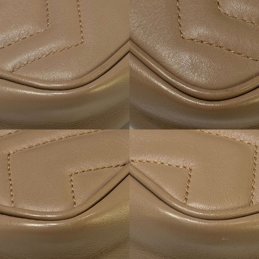 GUCCI SUPER MINI MARMONT CALFSKIN GHW