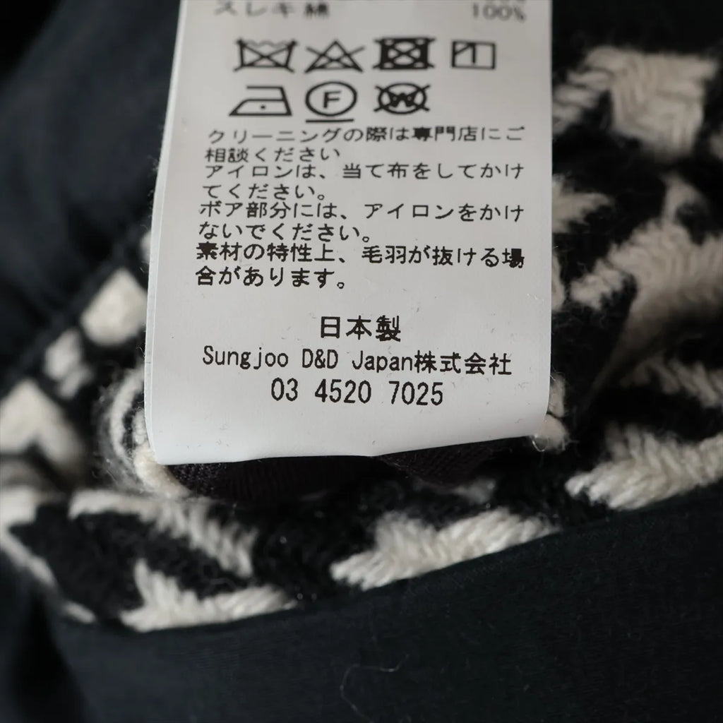 Phenomenon Houndstooth Wool Jacket White x Black