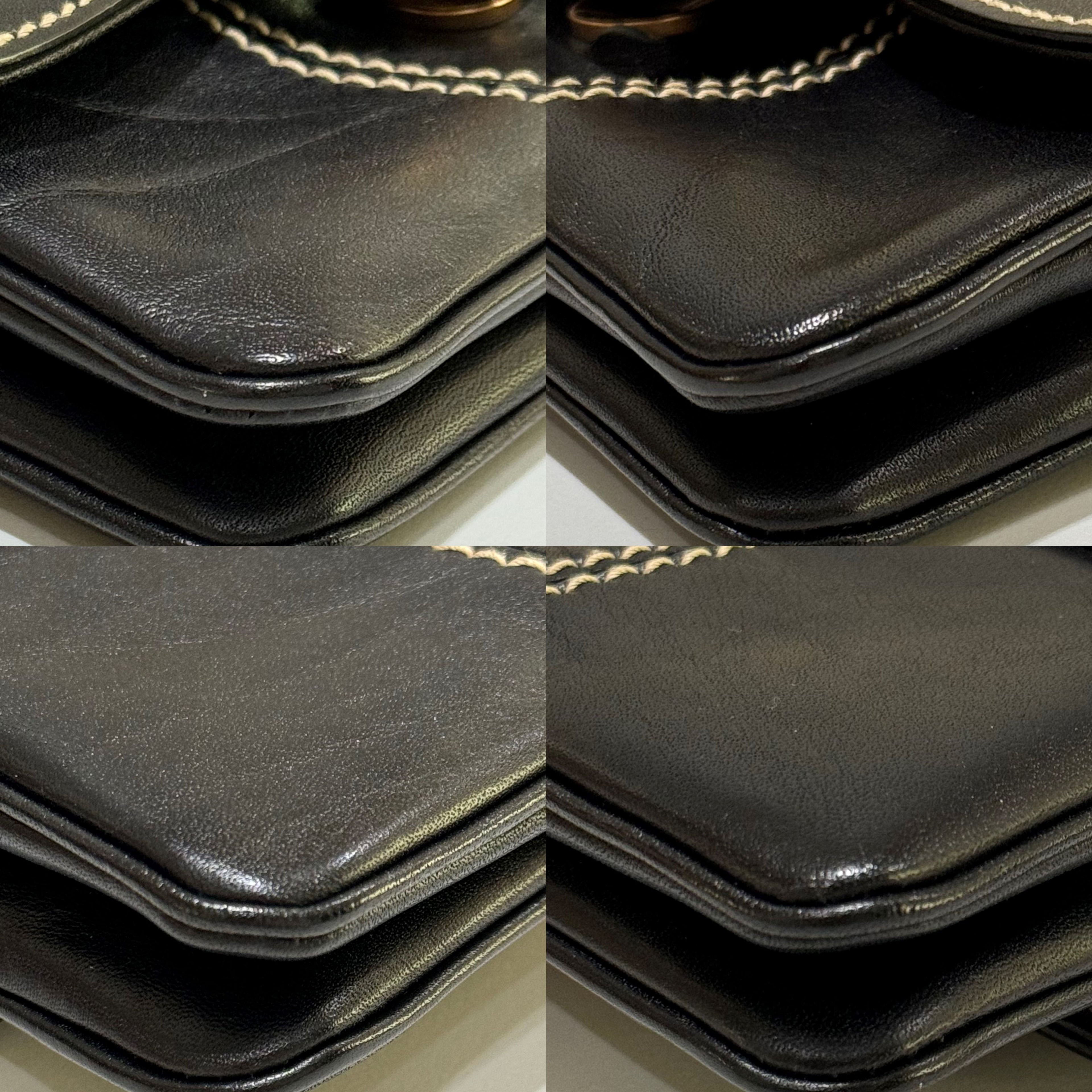 GUCCI LEATHER UNDERARM BAG