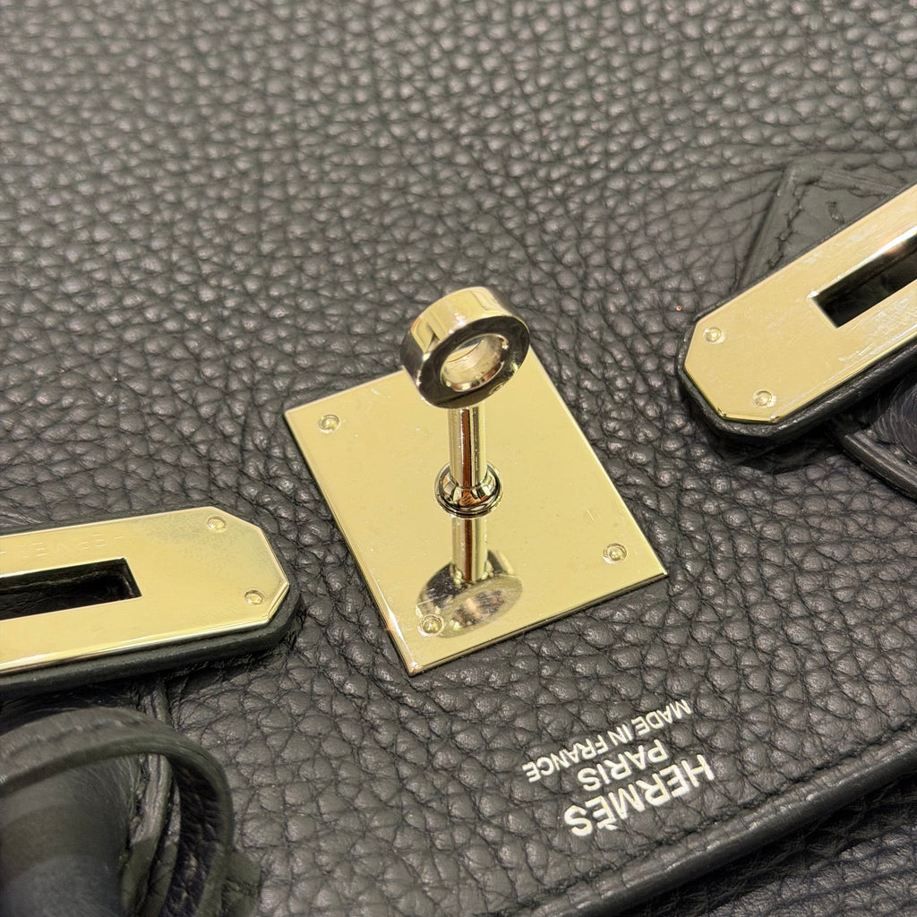 Hermes Birkin 30 Bleu Nuit 27 with Silver Hardware (Stamp T)