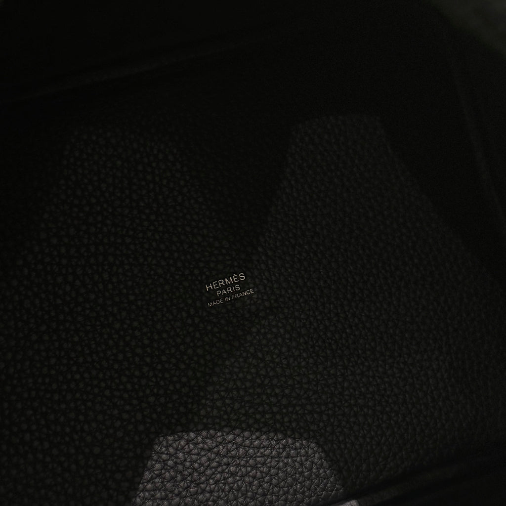 Hermes Picotin 22 Black with Silver Hardware (Stamp K)