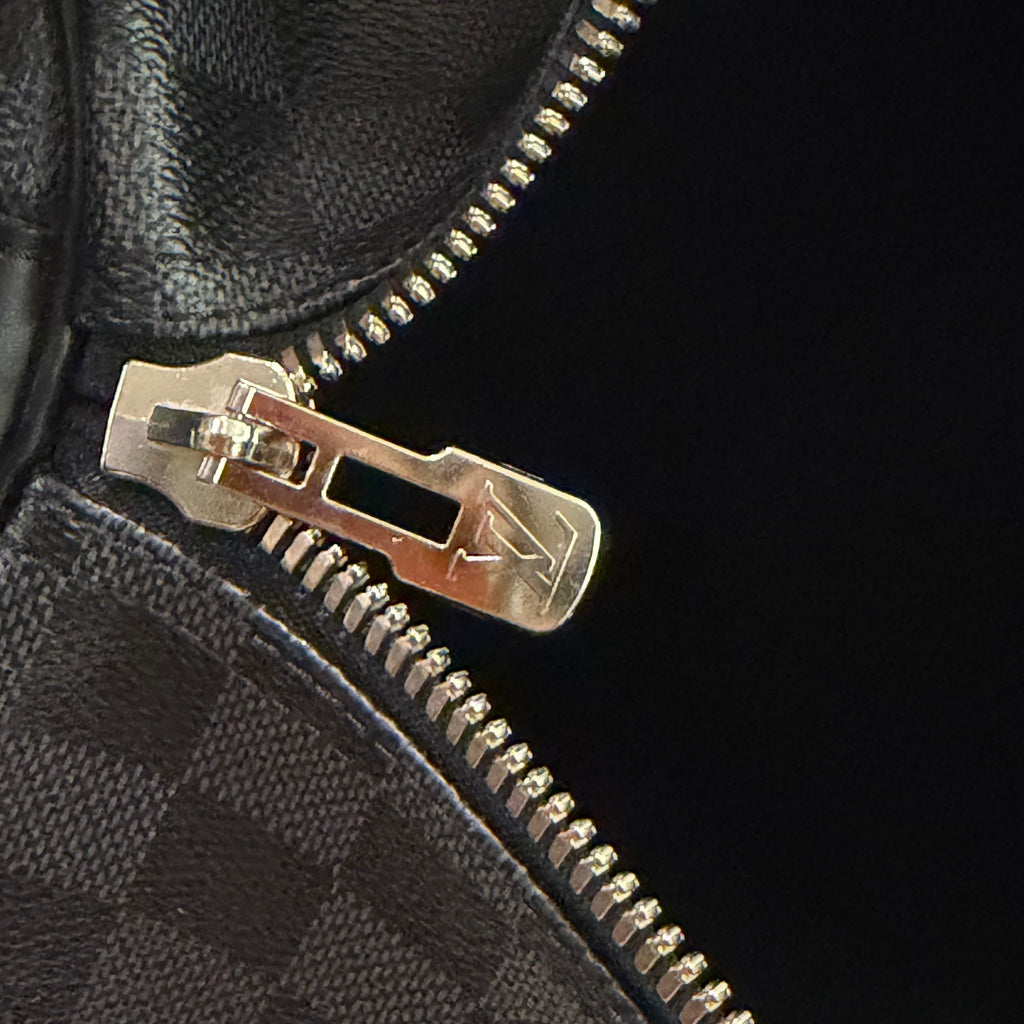 Louis Vuitton Keepall 55 Damier Canvas Top Handle Shoulder Bag