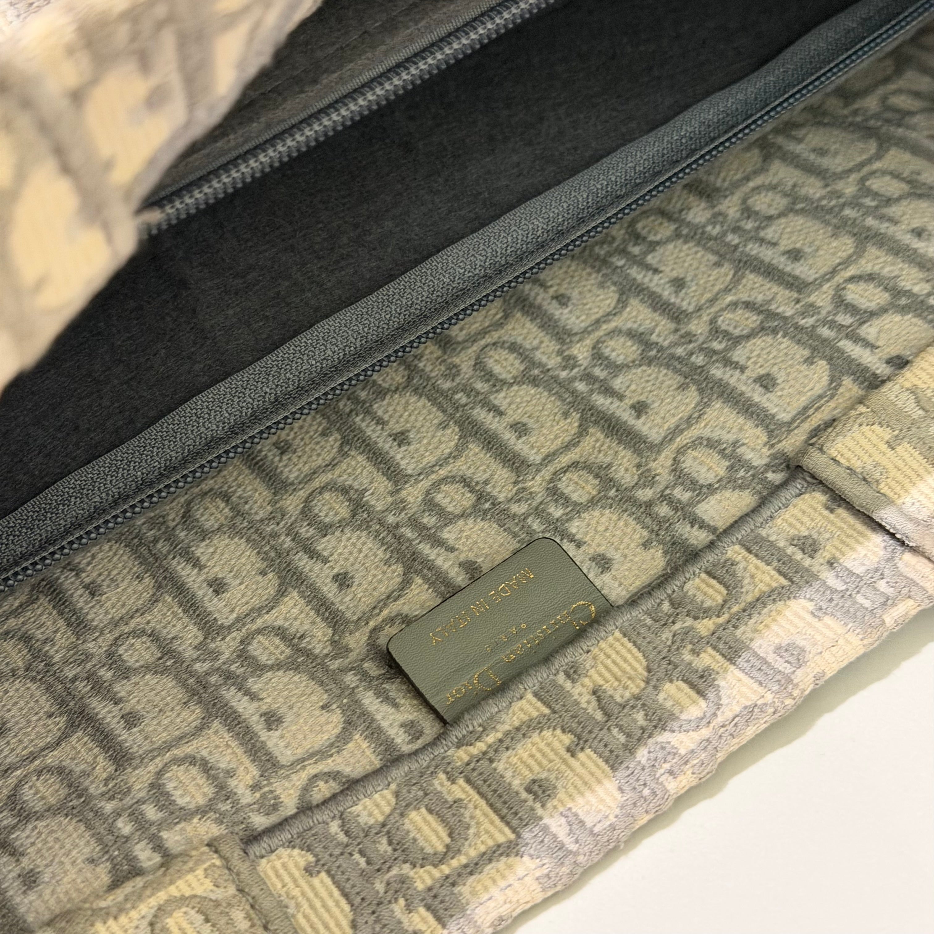 Dior Large Tote Bag Grey Tote