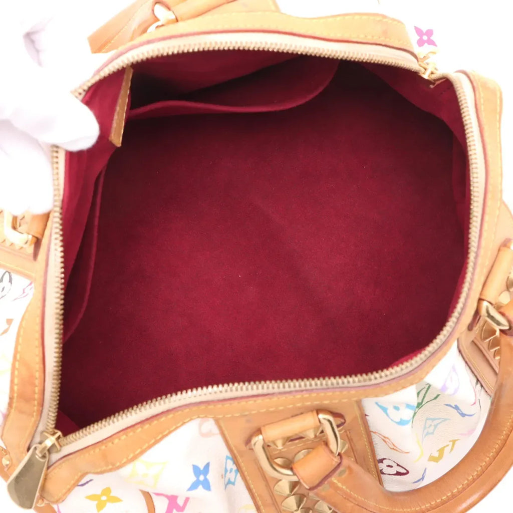 Louis Vuitton Monogram Multicolor Courtney MM White