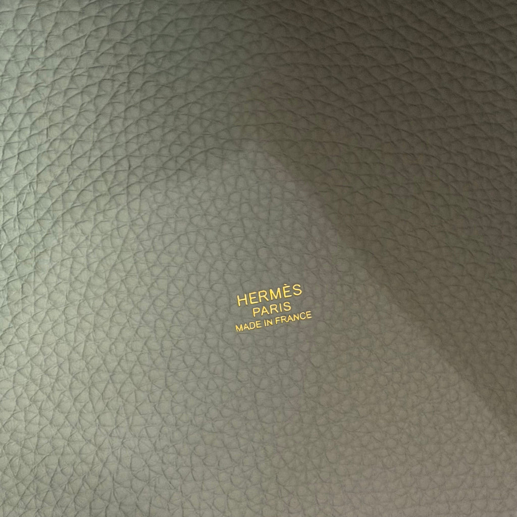 Hermes Picotin 22 Muette Grey with Gold Hardware (K Stamp)
