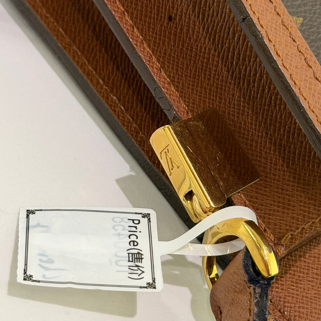 LOUIS VUITTON Vintage Gold Ring Wheel Bag