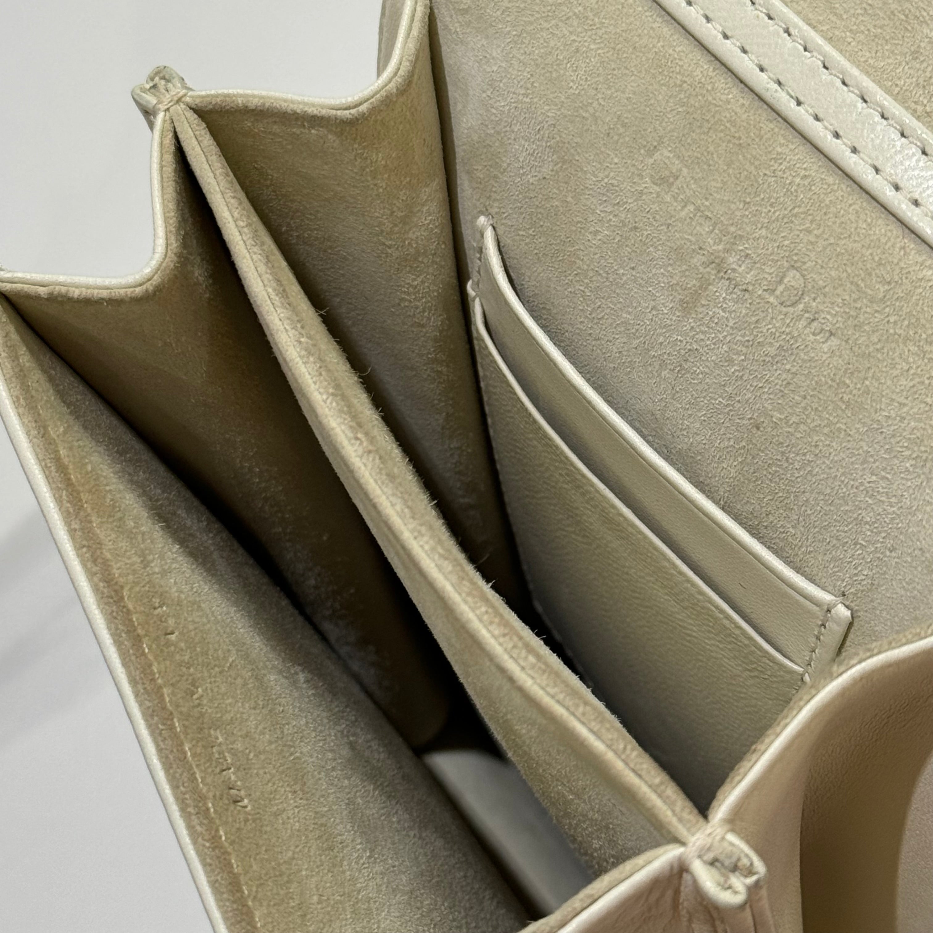 DIOR DIORAMA WHITE BAG