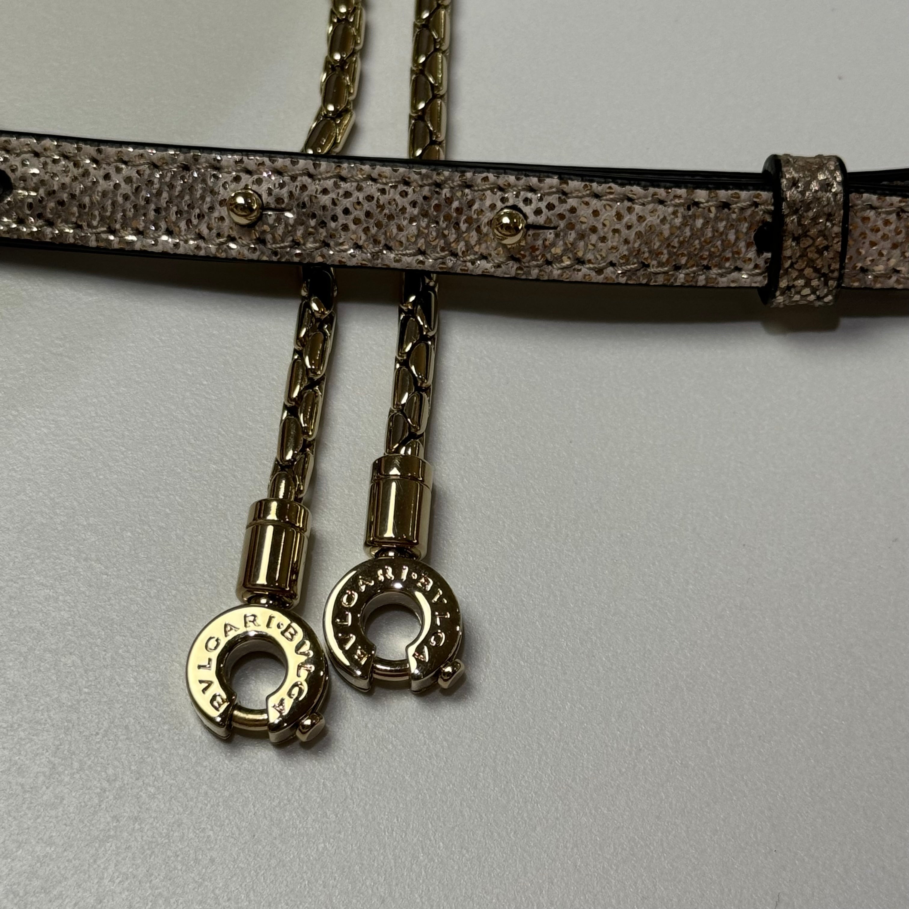 BVLGARI TOP HANDLE SERPENTI BAG GOLD
