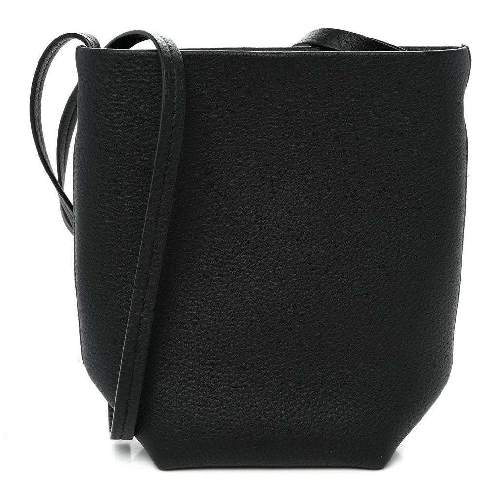 Grained Calfskin Small N/S Park Crossbody Black