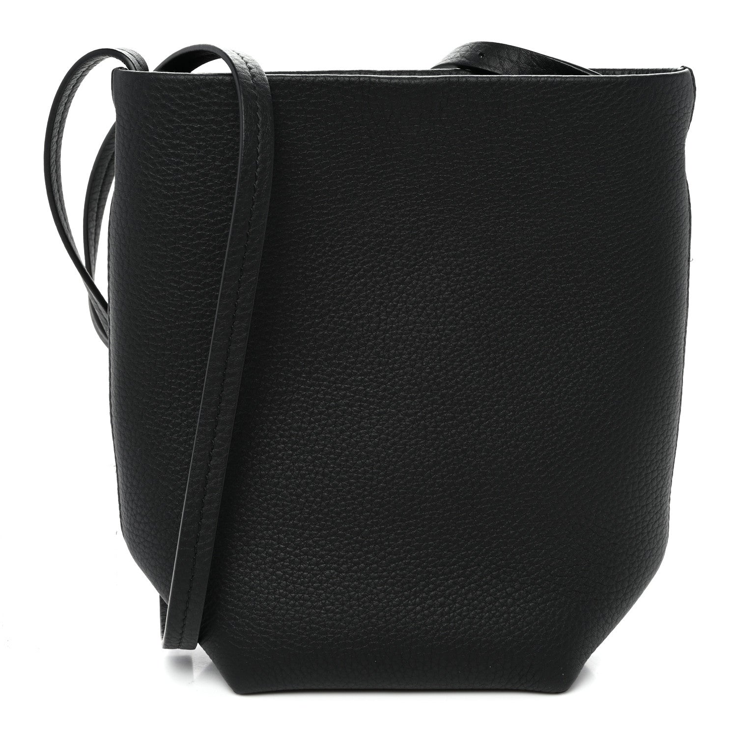 Grained Calfskin Small N/S Park Crossbody Black