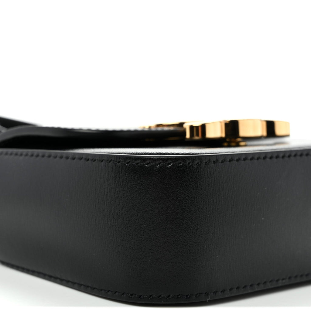 Shiny Calfskin Mini Triomphe Black