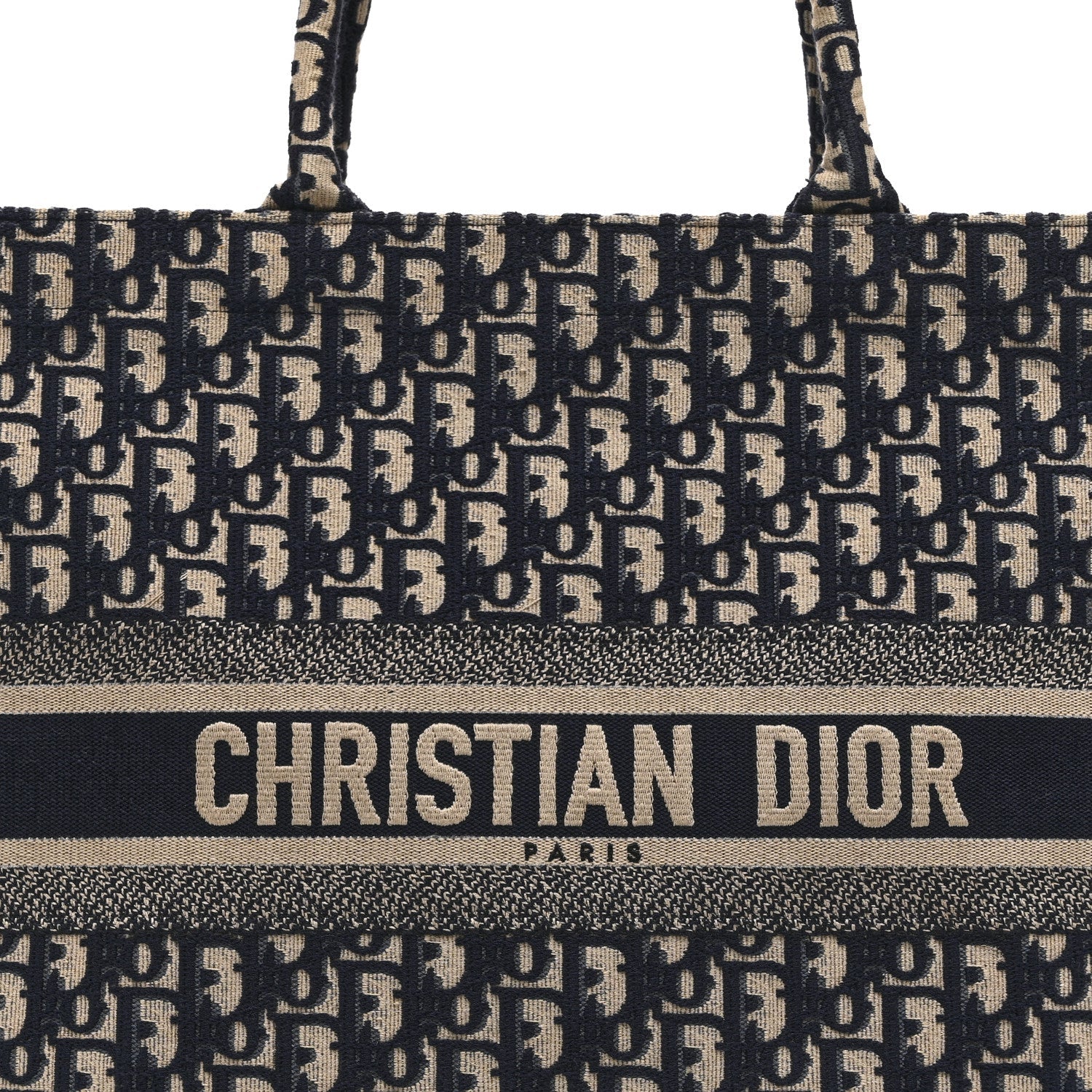 Oblique Large Book Tote Blue Multicolor