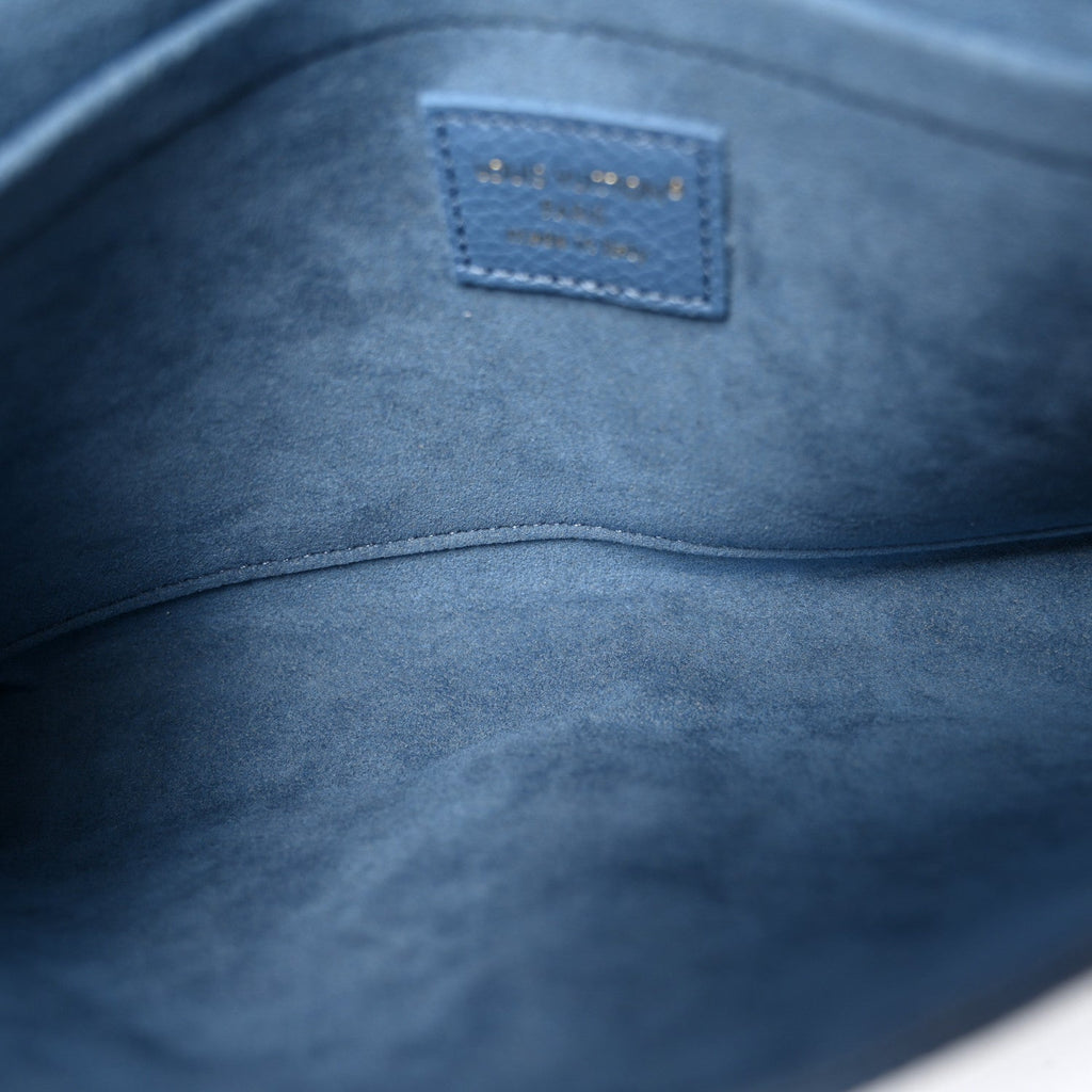 Empreinte Pochette Felicie Chain Wallet Blue Jean