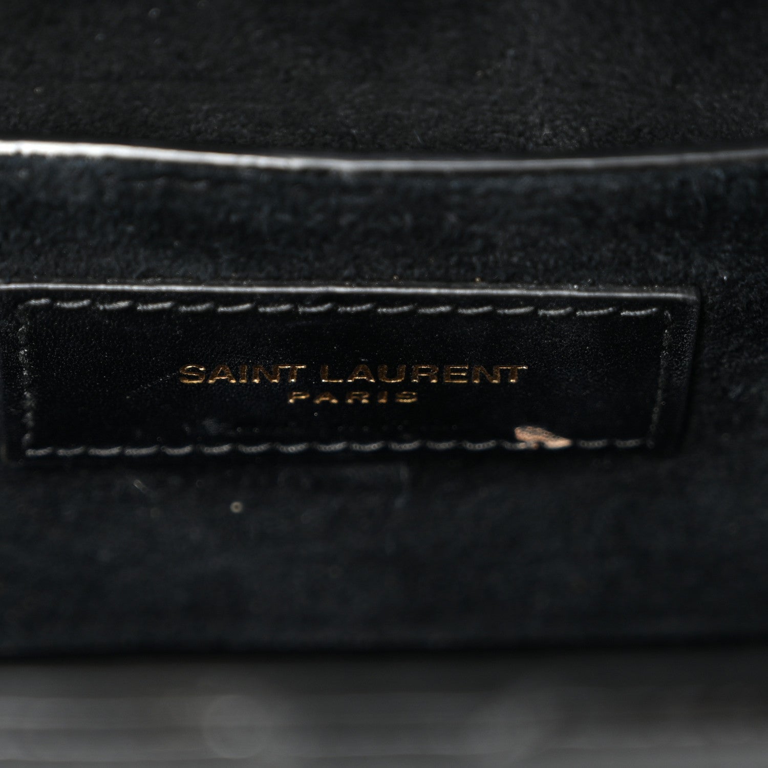 Patent Matelasse Monogram June Box Bag Black