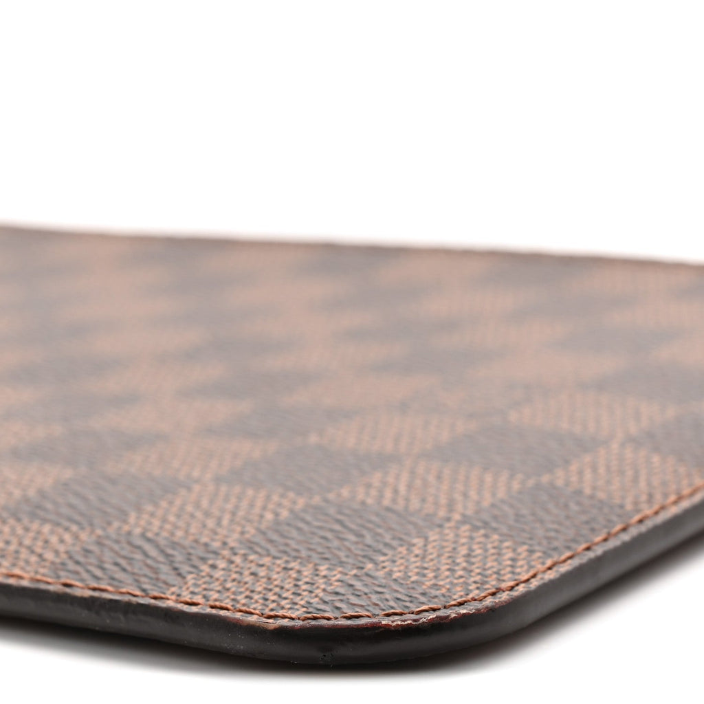 Damier Ebene Neverfull MM GM Pochette Rose Ballerine